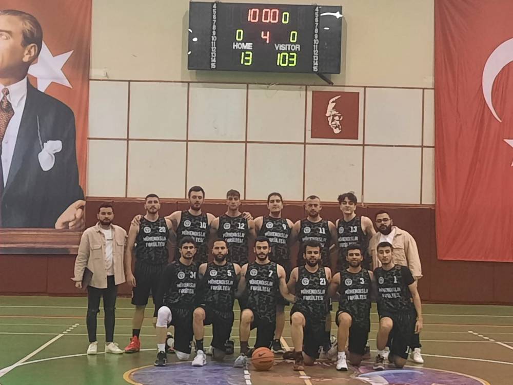 MÜHENDİSLİK FAKÜLTESİ (B):  103 OKUL KIZ BASKETBOL TAKIMI:13